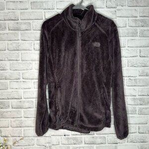 The North Face Women's Osito Fleece Jacket Mauve Fur Full Zip Outdoor Size XL